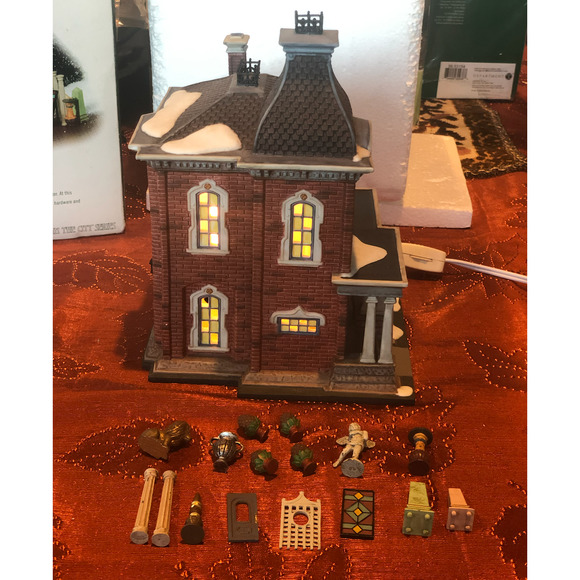 Department 56 58927 Architectural Antiques 17 pieces Rare Retired Snow Village - Picture 8 of 16